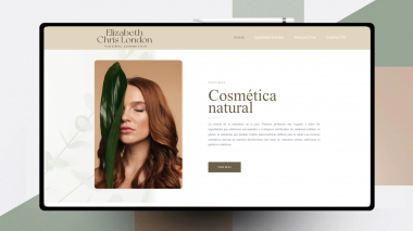 Diseño de página web Elizabeth Chris London