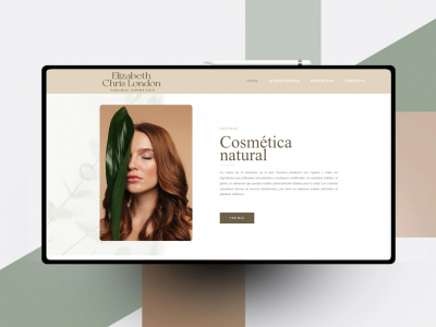 Diseño de página web Elizabeth Chris London