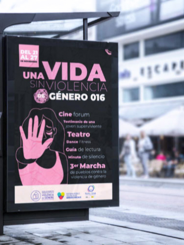 Diseño de Cartel Campaña Violencia de genero