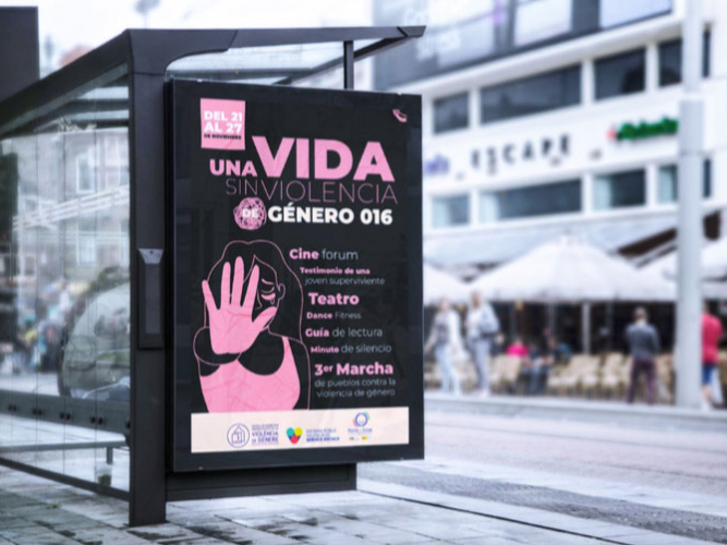 Diseño de Cartel Campaña Violencia de genero